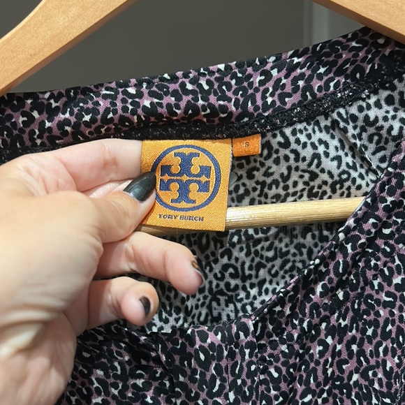 Vintage Purple leopard Tory Burch dress - Picture 5 of 5